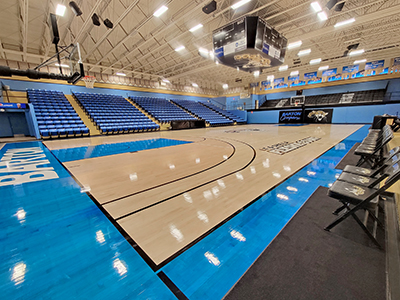 Barton Gym - January 2023 - Floor level - Northwest looking Southeast